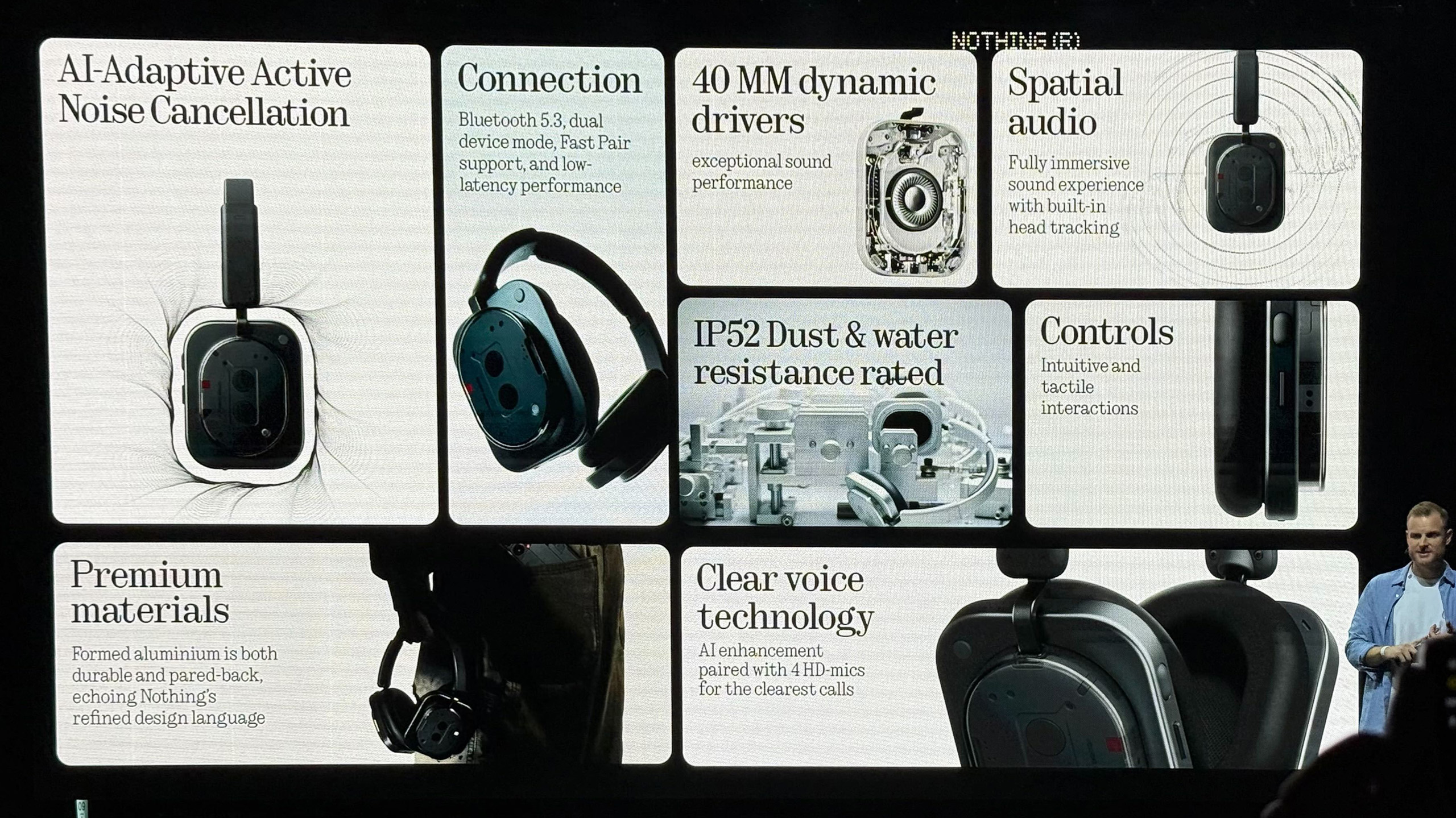 Nothing Headphone (1) er over-ear ANC-hodetelefoner 4