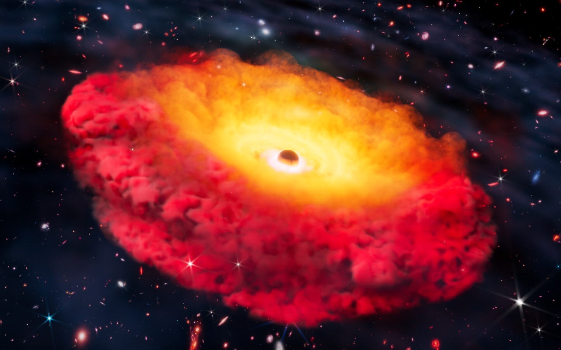 Skræmmende stort sort hul fundet