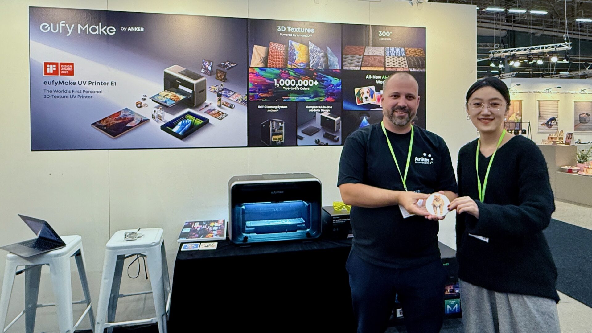 Eufy Make printer med 3D-tekstur