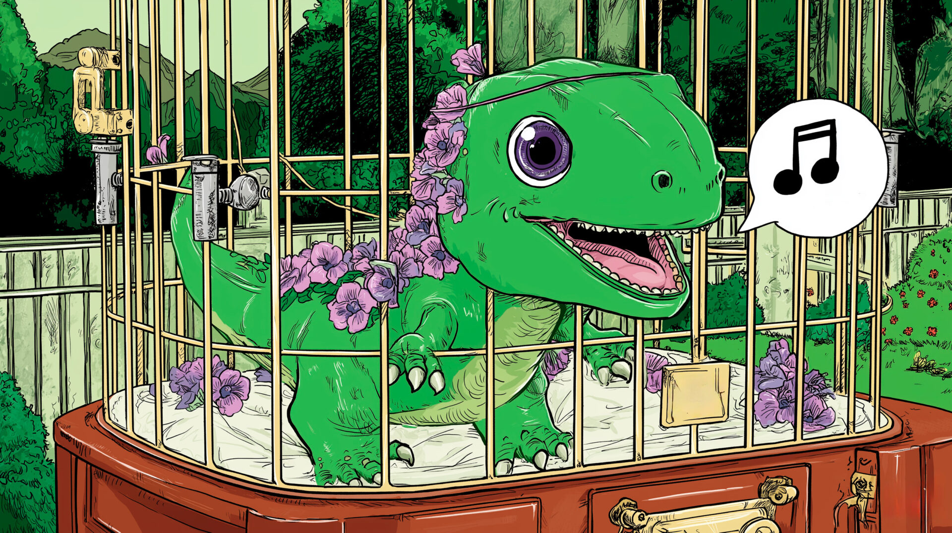 Kridttiden lød mere af pip og knirken end af brøl