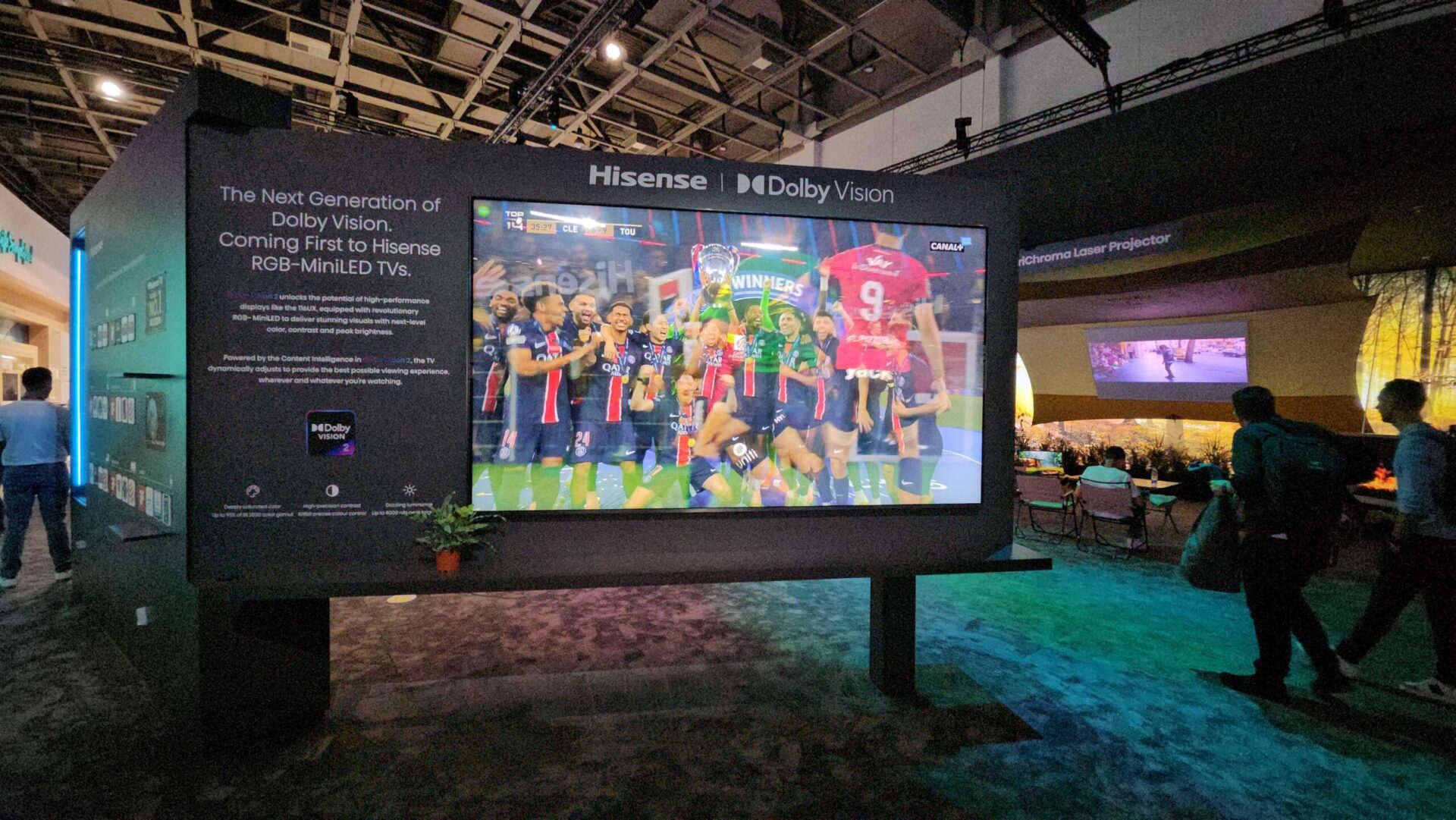 IFA 2025: Hisense viser RGB MiniLED og Laser TV i mange størrelser