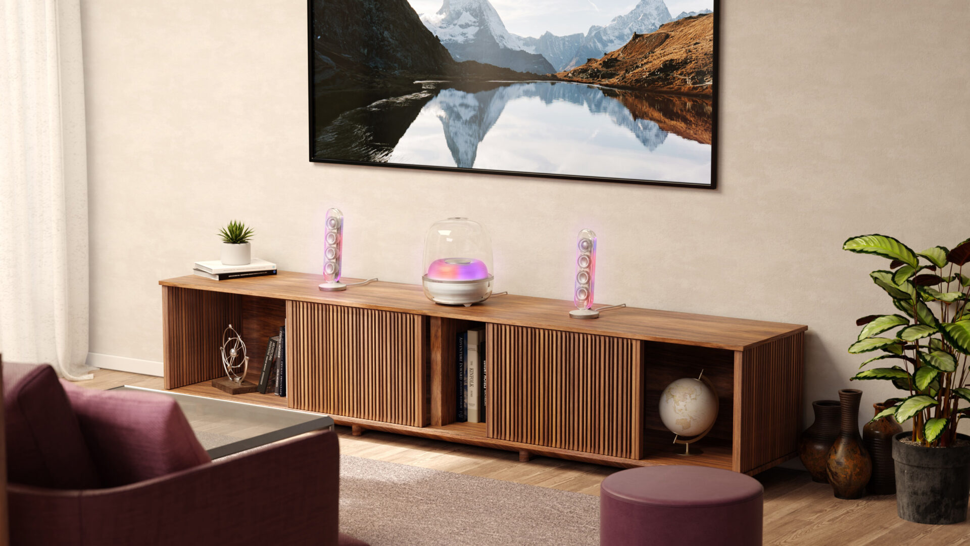 Harman Kardon opdaterer SoundSticks 5 og Aura Studio 5