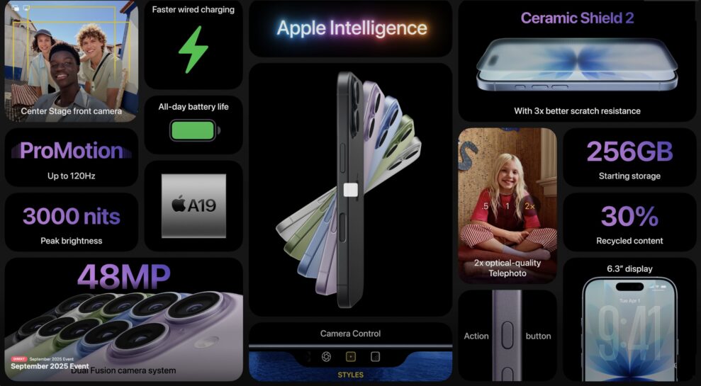 Årets nye iPhone-serie er lanceret 2 iphone 17 specs