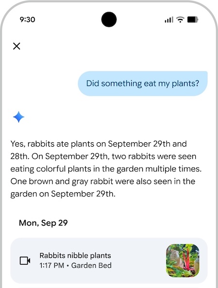 Farvel Google Assistant - hey Gemini for Home 3 Ask Home 04 search video history