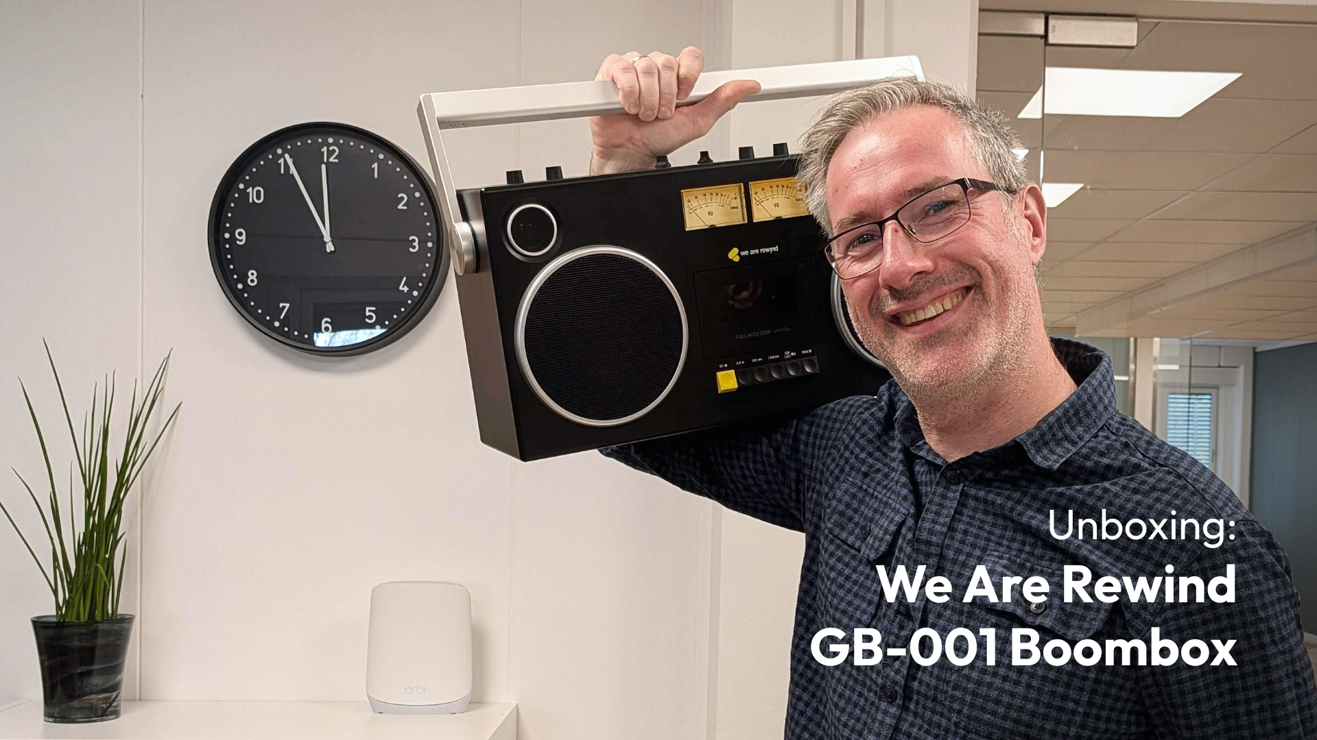 Klassisk ghettoblaster: We Are Rewind GB-001