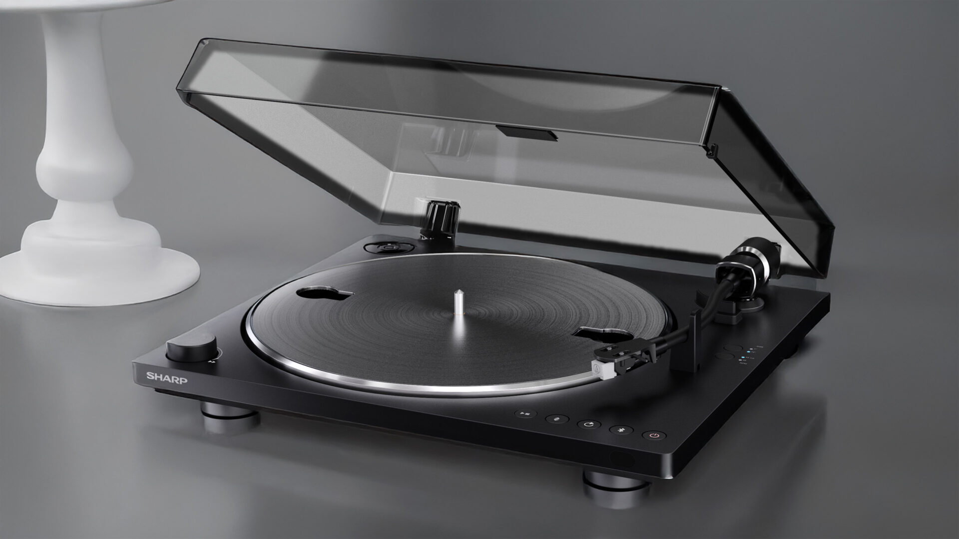 Sharp RP-TT100 pladespiller med Bluetooth og fjernbetjening