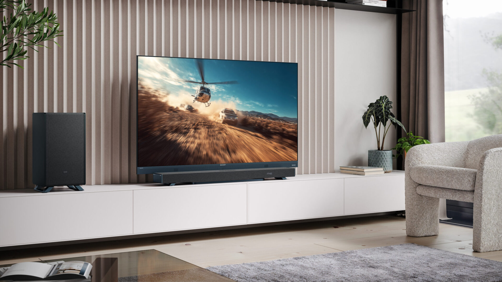 Sharp HT-SBW53121 lifestyle black