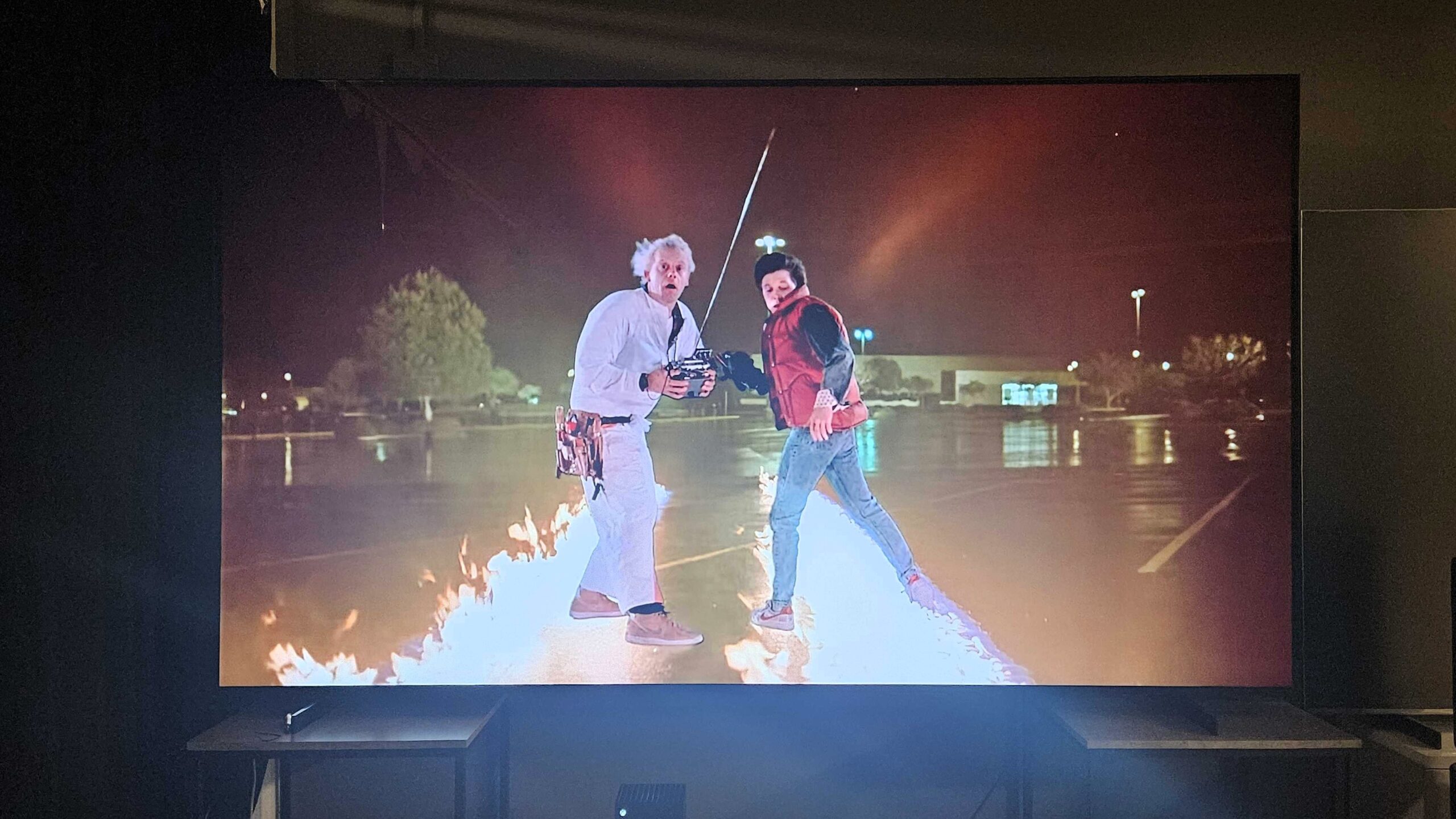 TCL 115C7K Back to the future intro scaled