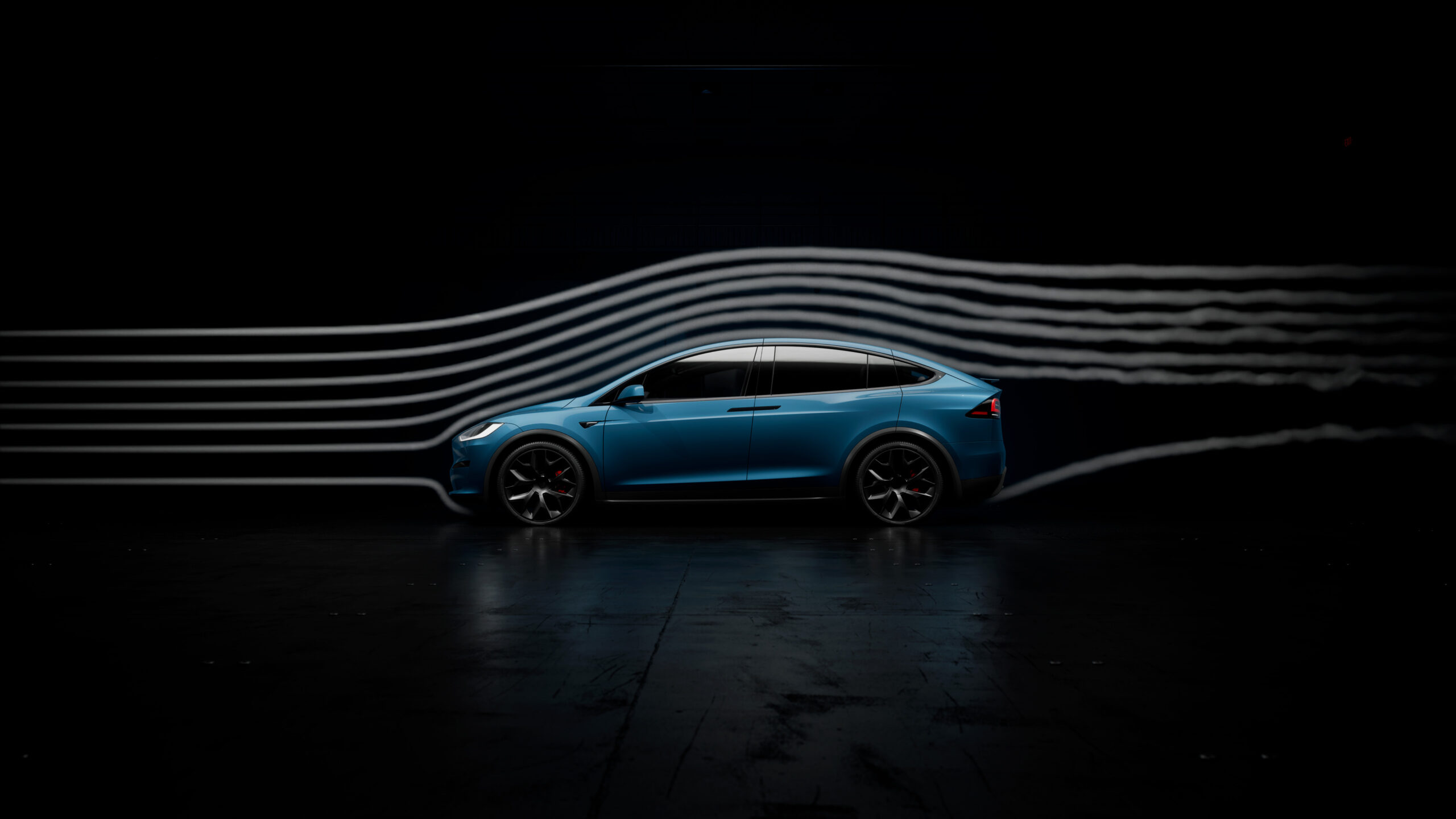 Tesla Model S og Model X opgraderes – men kan det redde salget? 1 Tesla Model X aerodynamics