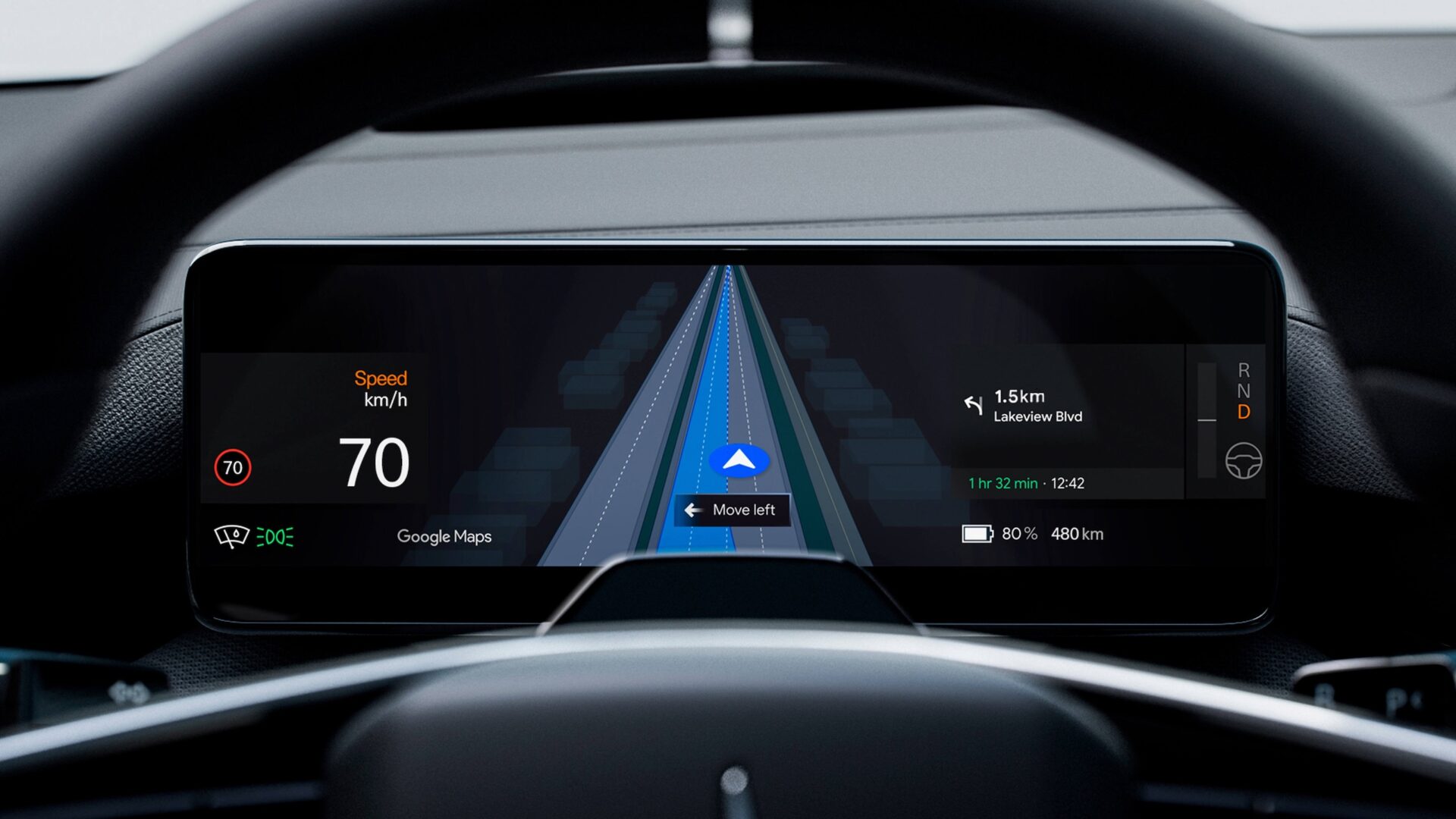 Google Maps låner kameraet fra Polestar 4