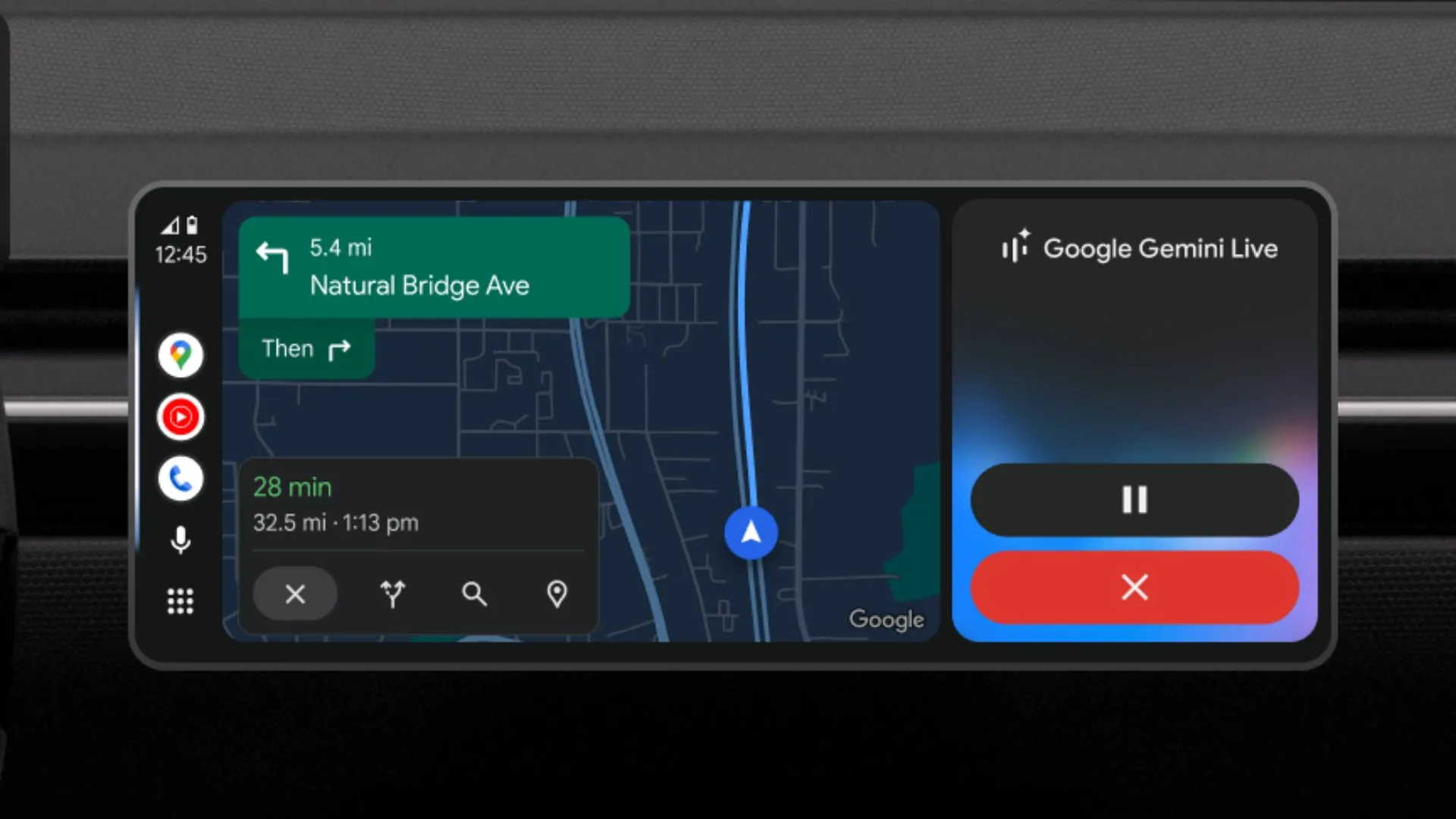 Google Gemini kommer til Android Auto 2
