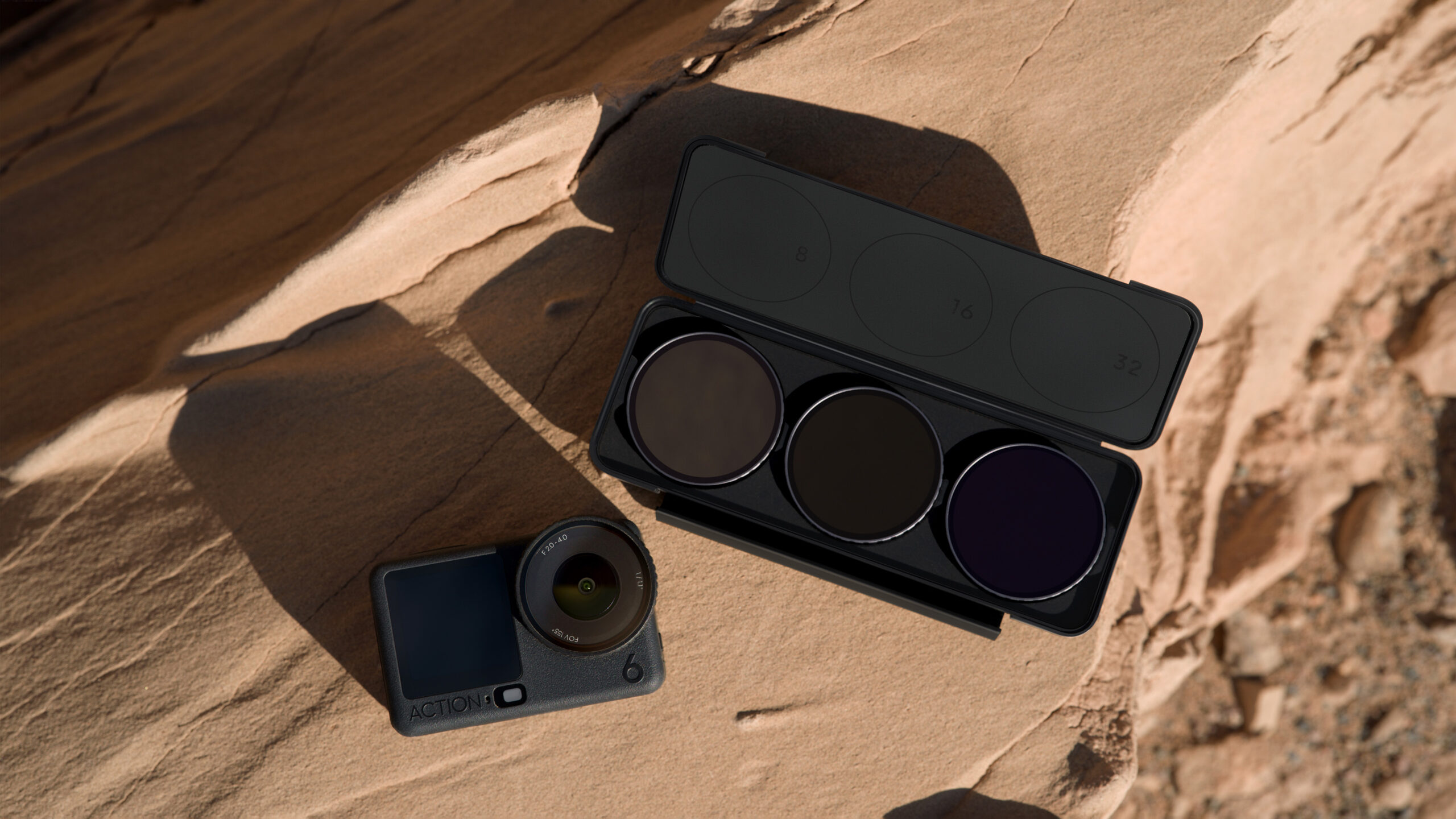 DJI Osmo Action 6: Endnu mere robust og med nemmere batteriskift 2 DJI Osmo Action 6 MTB_ND Filter Set