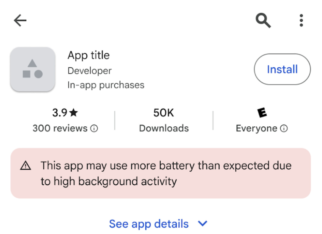 Google Play vil fjerne apps som sluger batteriet 1 Google app battery draining