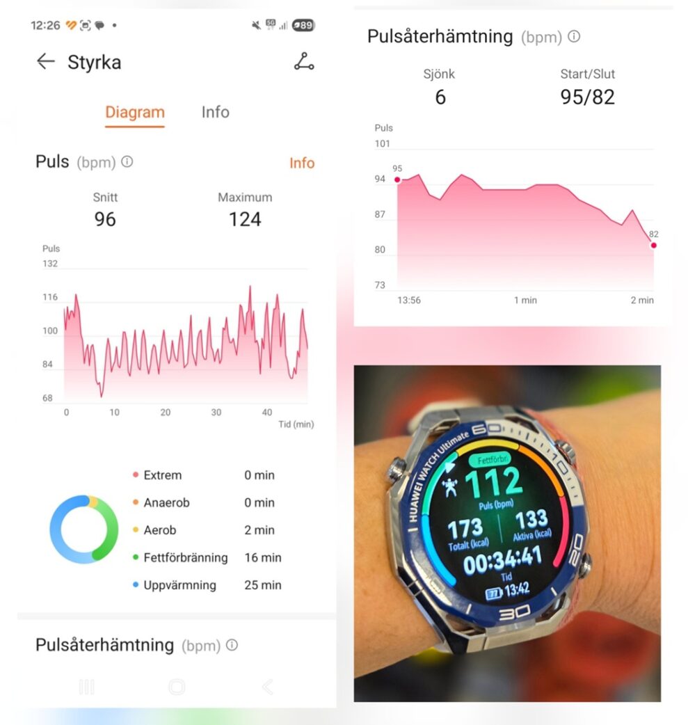 Huawei Watch Ultimate 2 traning