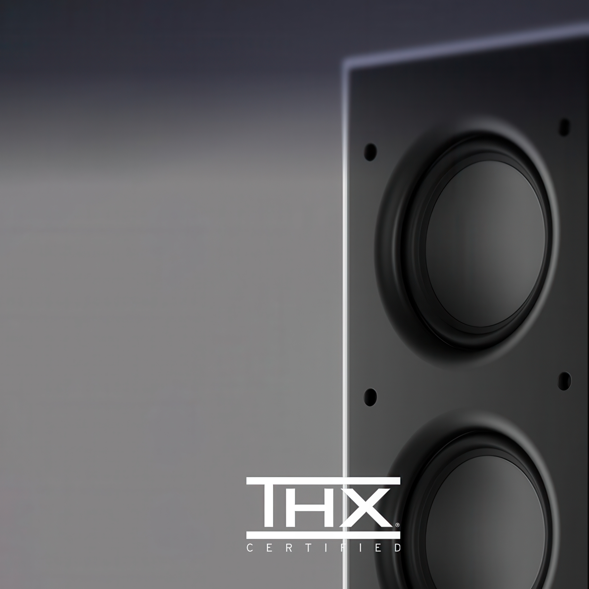 KEF in-wall: Kraftfuld biograflyd fra usynlige højttalere 3 KEF THX