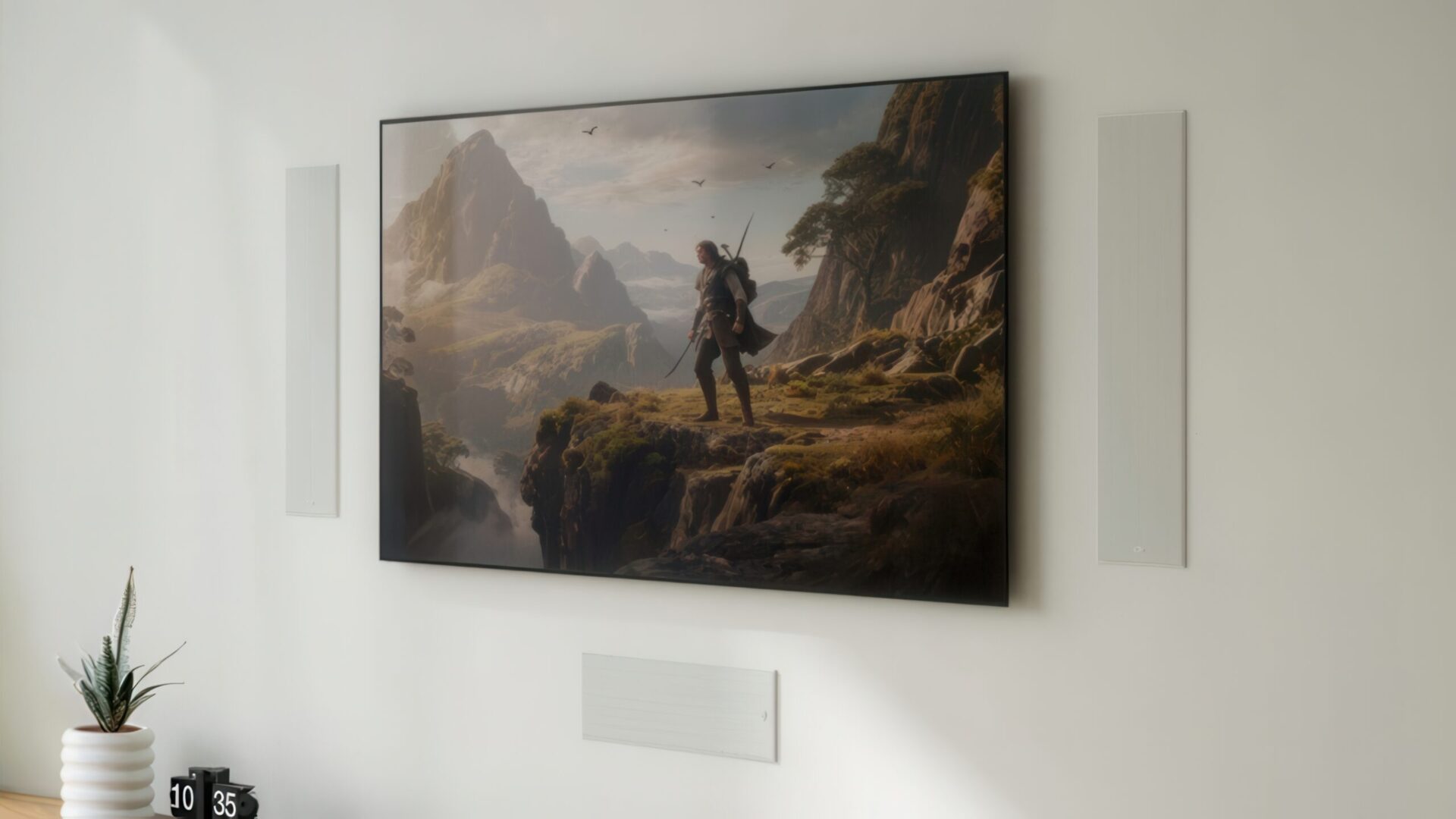 KEF in-wall: Kraftfuld biograflyd fra usynlige højttalere