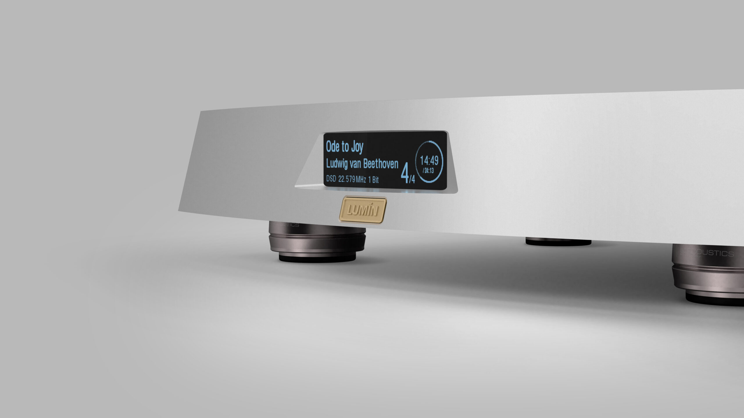 Lumin X2: Flagskibsstreamer med kompromisløs DAC 3 LUMIN-X2-Silver-close-facing-left