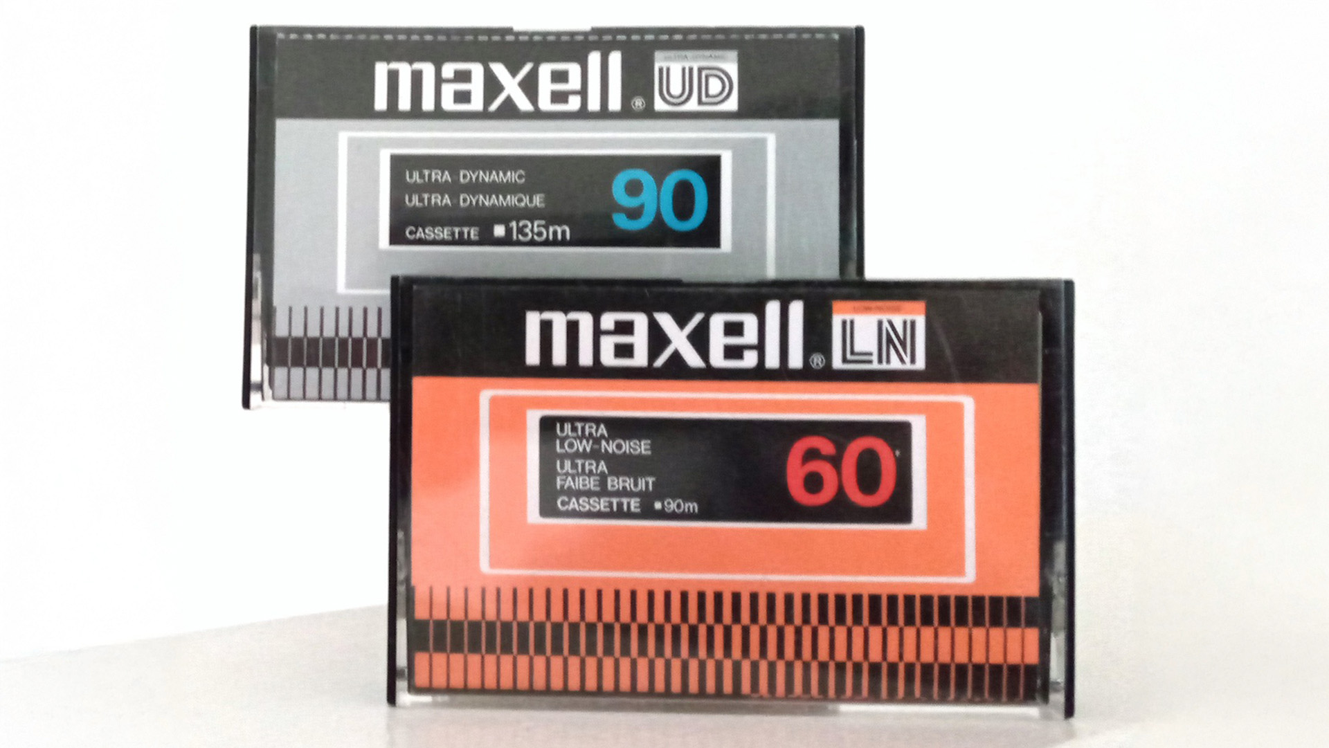 Maxell compact cassette boxes 60 and 90 minutes Mikus