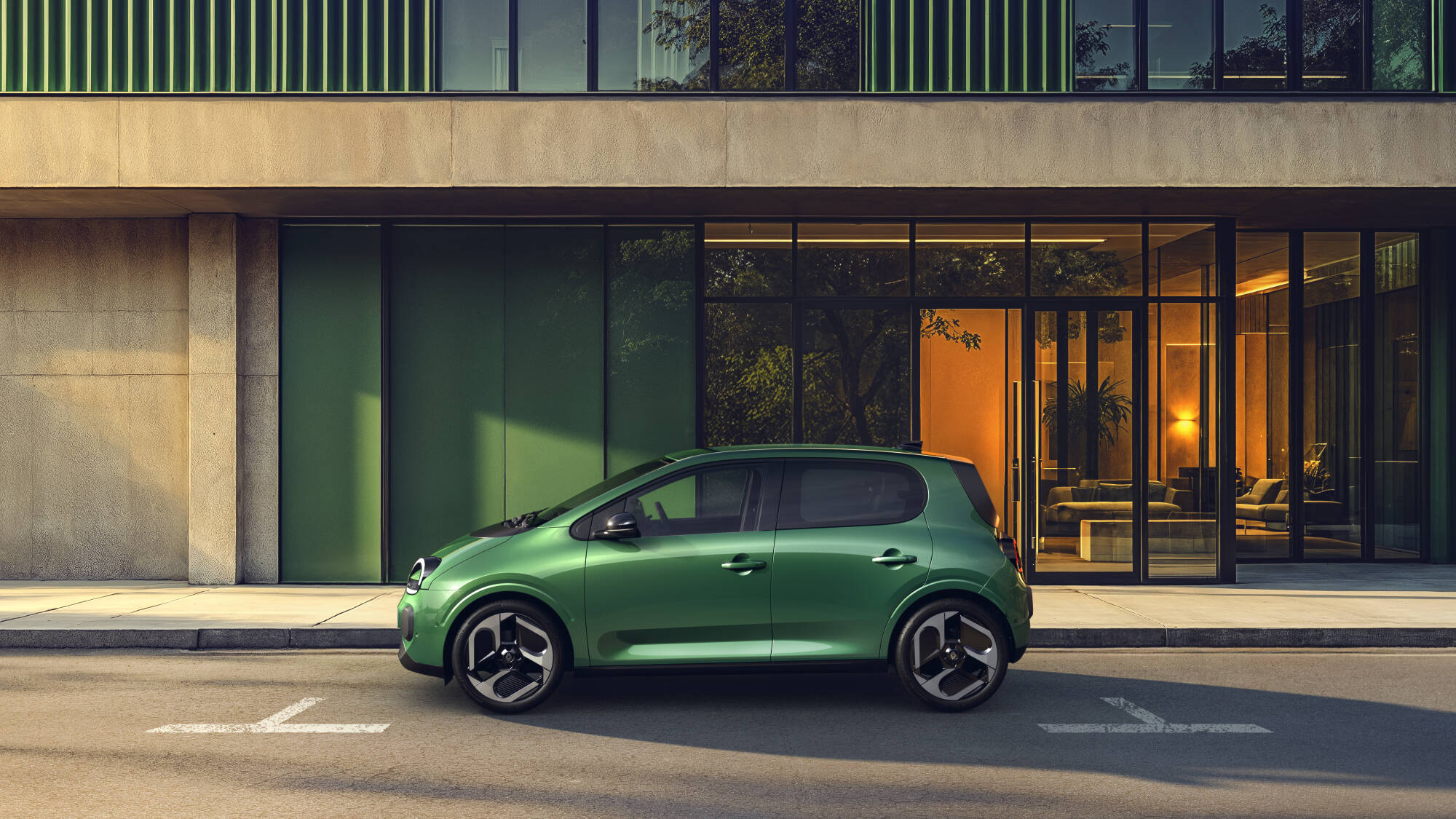 Renault Twingo E-Tech: Mikro-elbil til hverdagsbrug 1 Renault Twingo E-Tech electric - Absolute Green