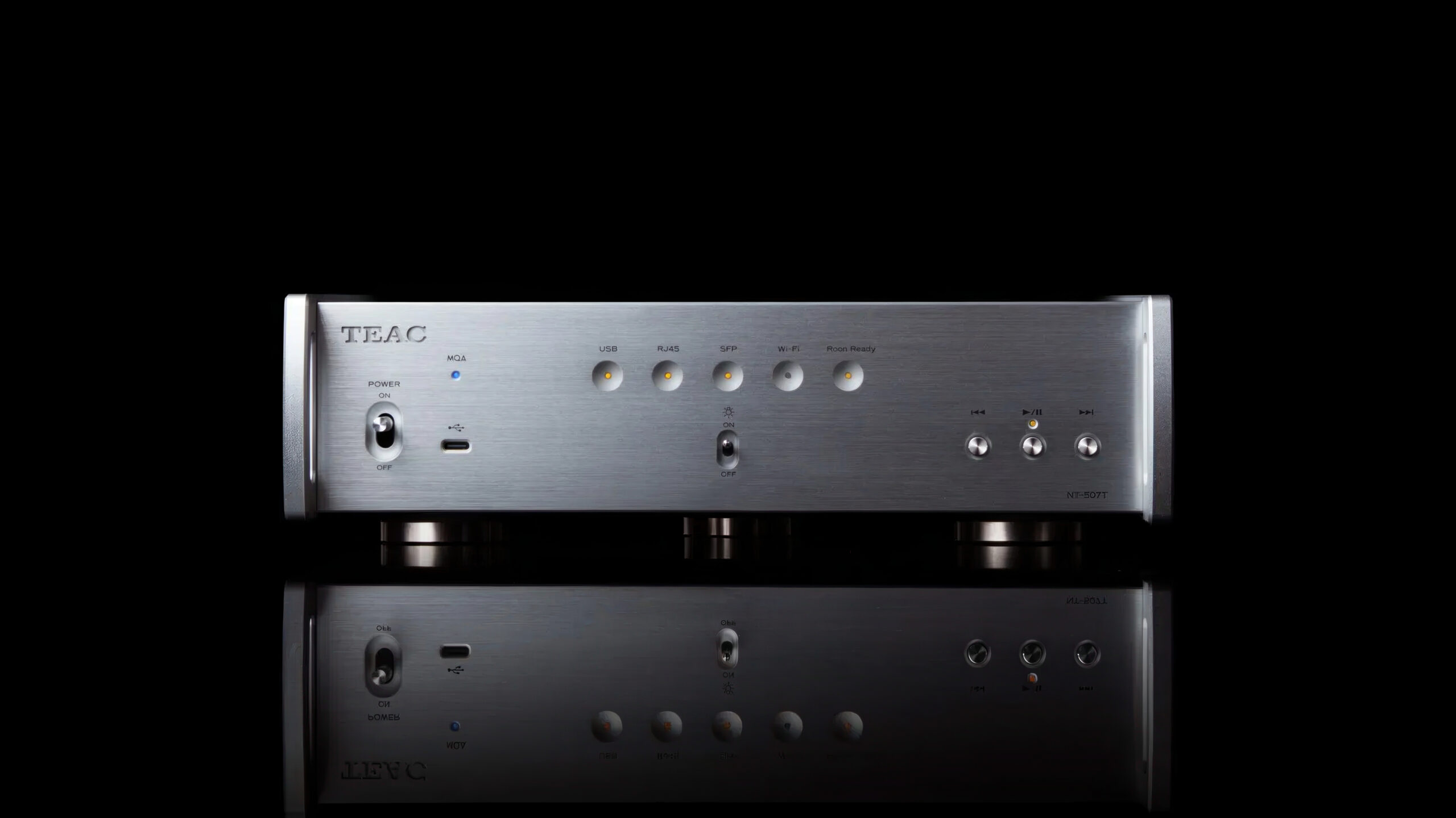 Teac NT-507T silver front