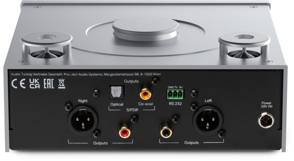 Pro-Ject CD Box RS2 Tube lanceret 1 CD Box RS2 Tube back silver cutout