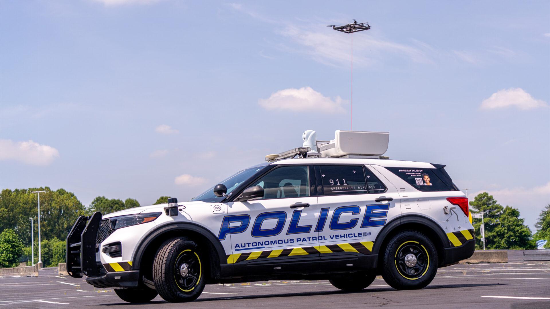 Miami sender autonom robot-politibil på gaden