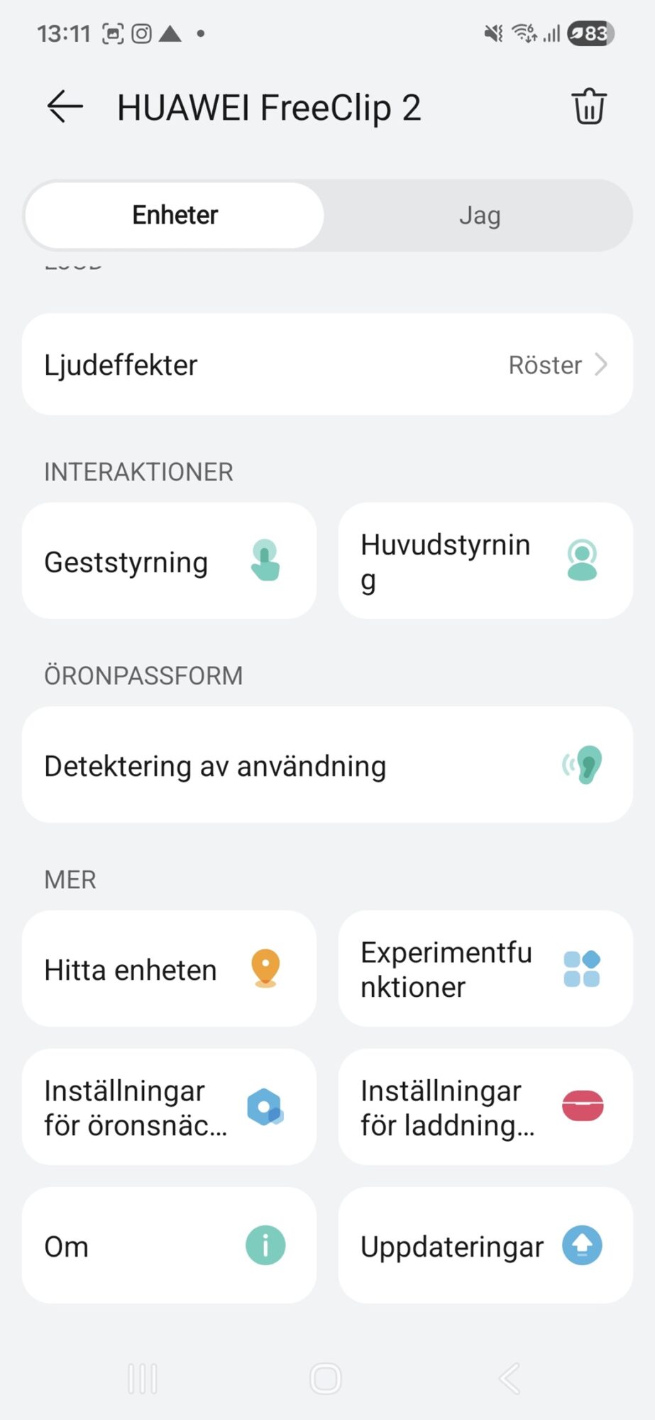 Huawei FreeClip 2 Appen