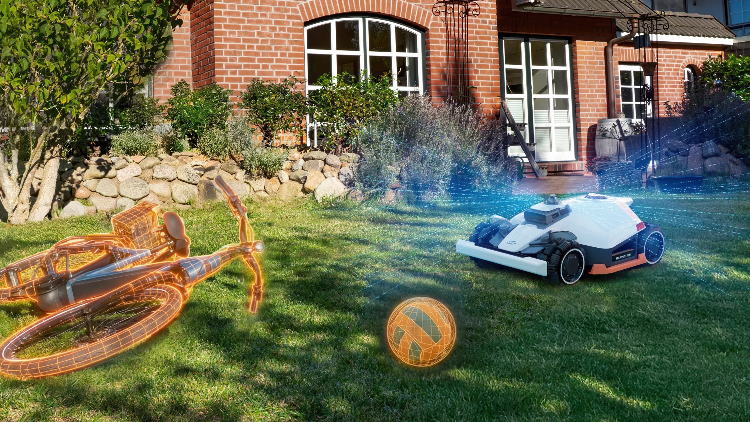 Mammotion LUBA 3 AWD obstacle