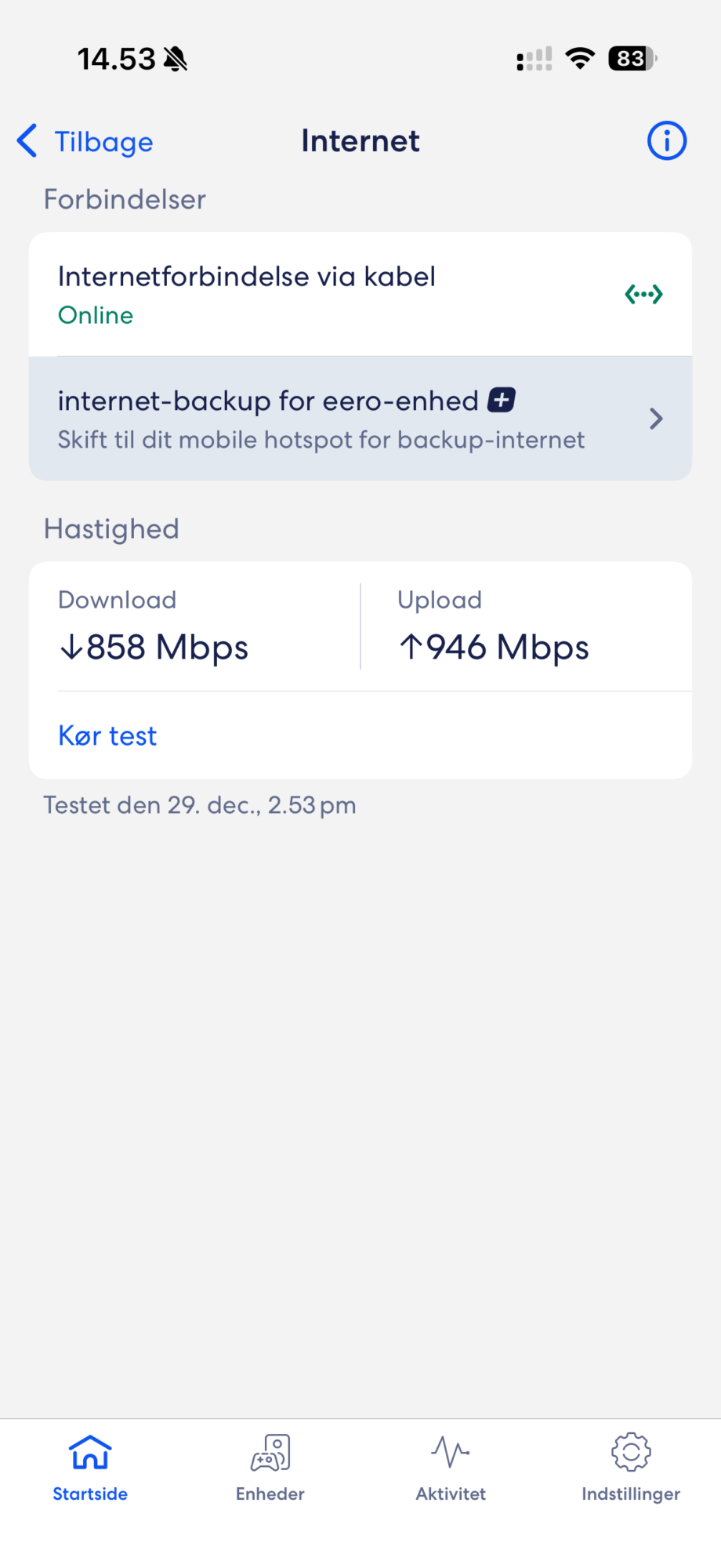 Eero Pro 7 BE3900 WiFi 7 6 eero speedtest