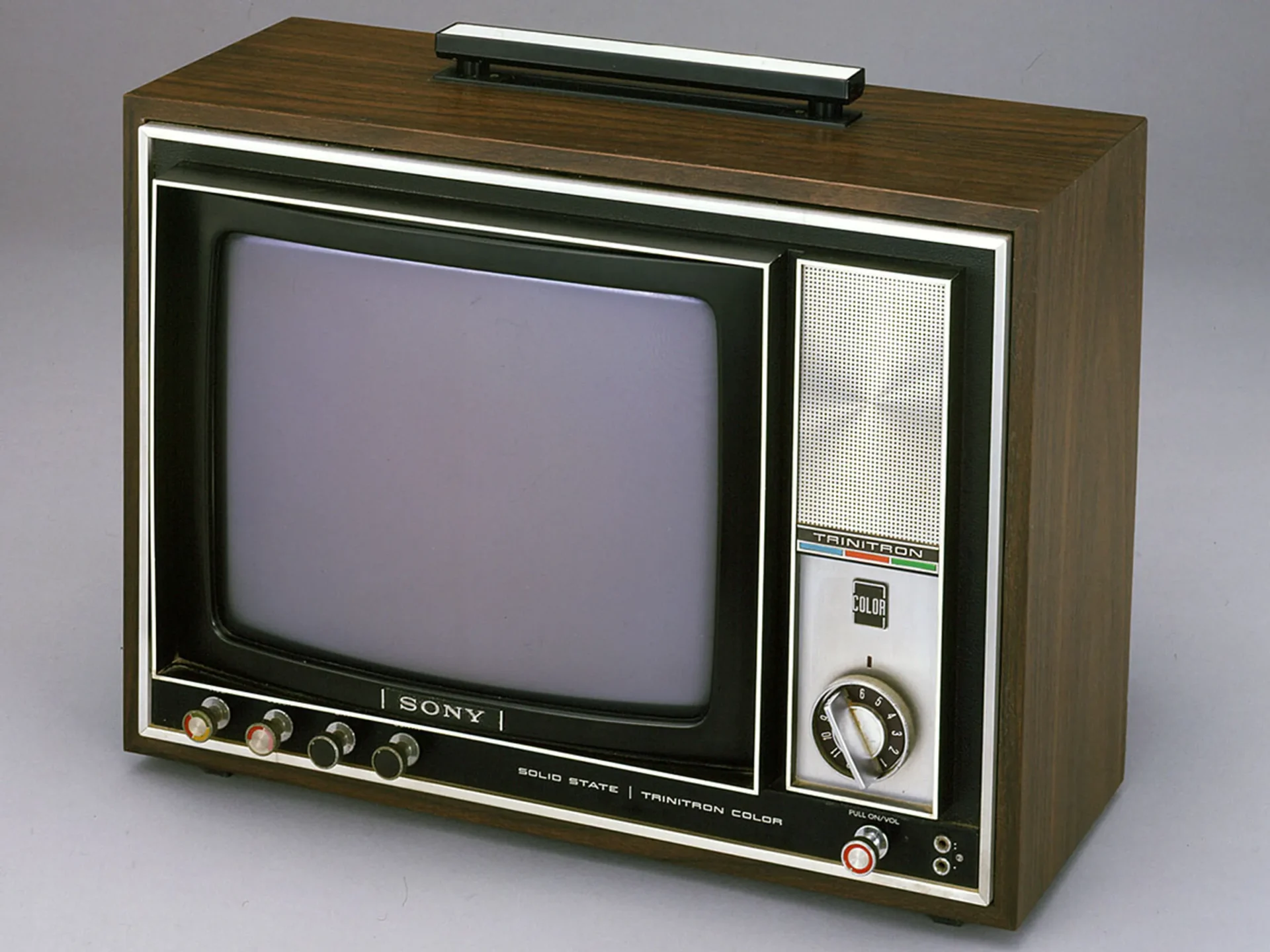 photo of the sony trinitron