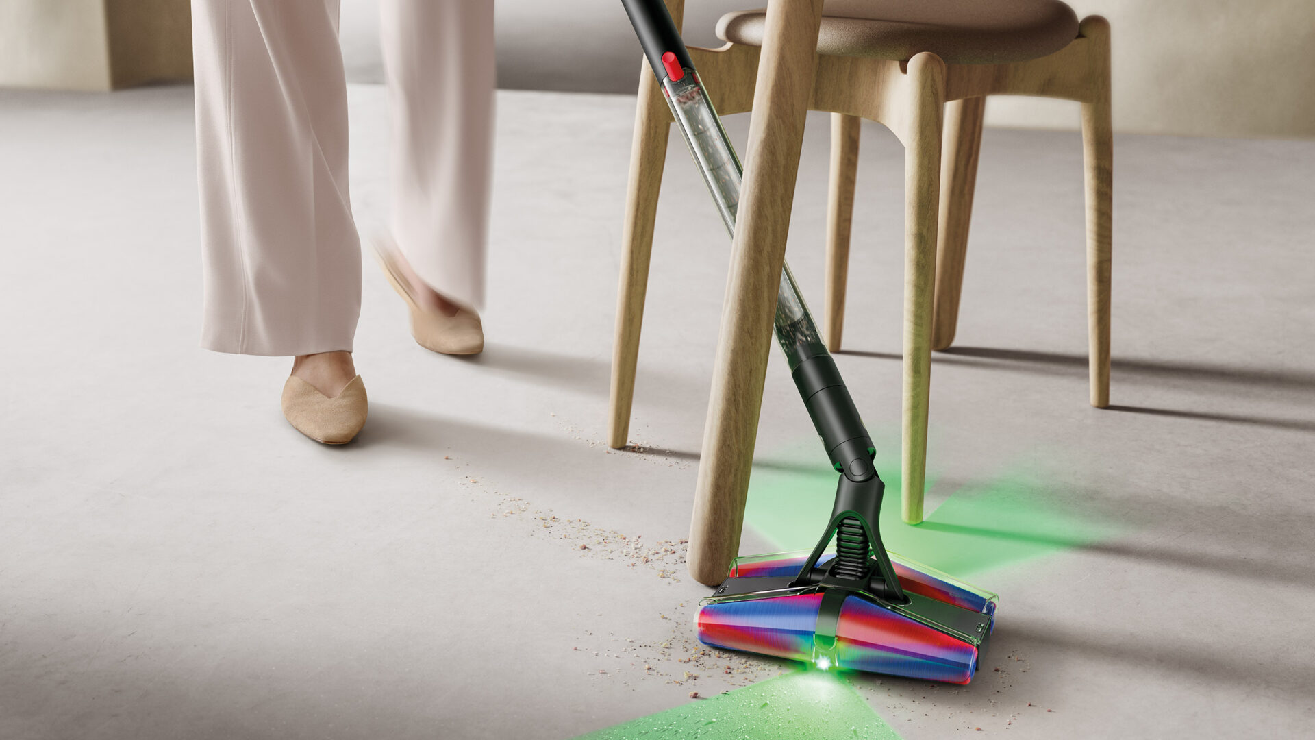 Er stangstøvsugere for tunge? PencilVac vejer 1,8 kg