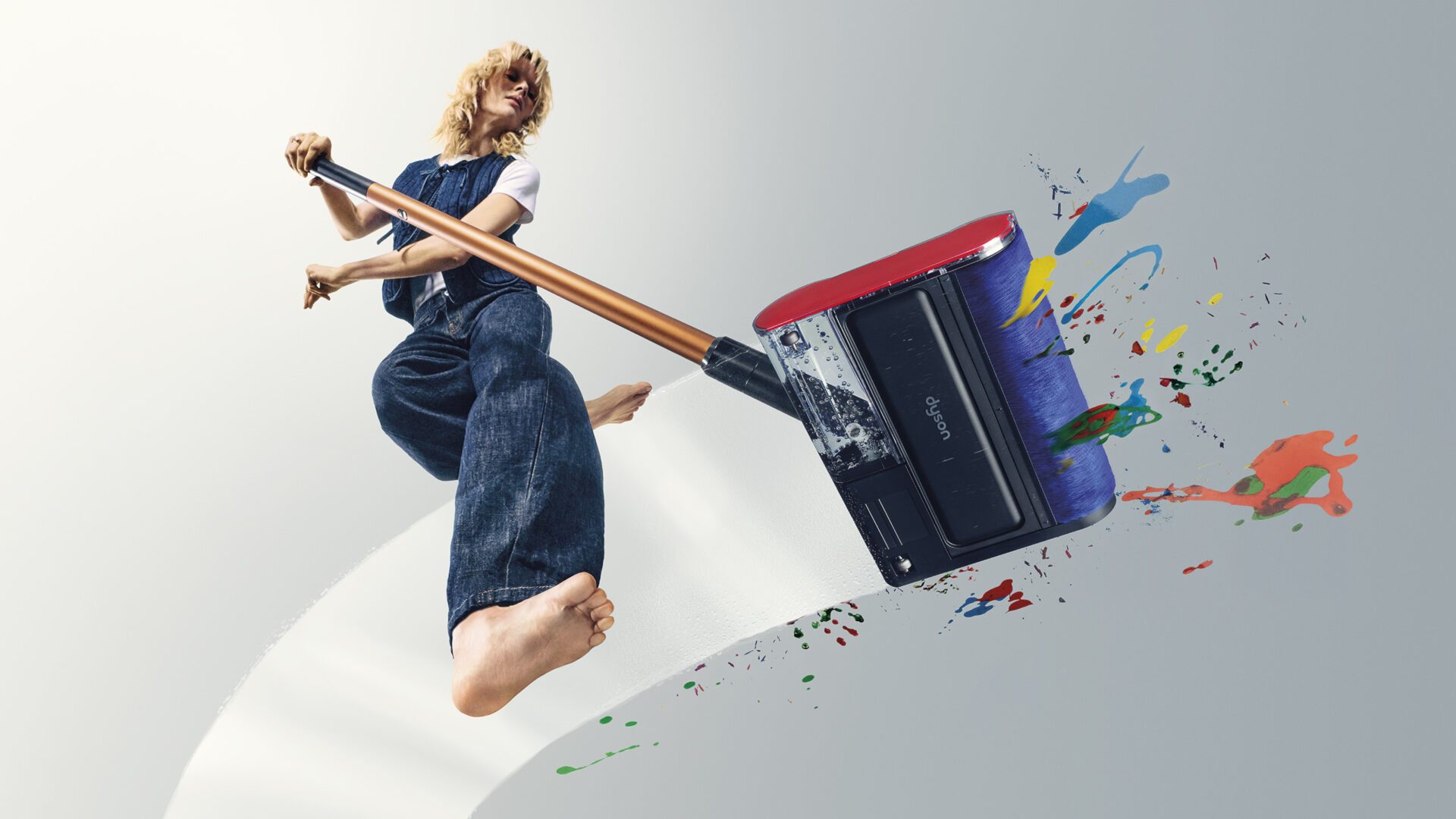 Elektrisk gulvmoppe på kun 2,2 kilo