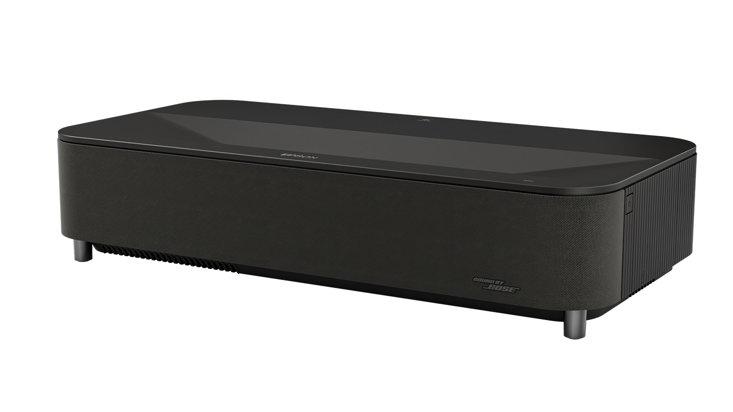 Epson EH-LS970B, black projector on white background