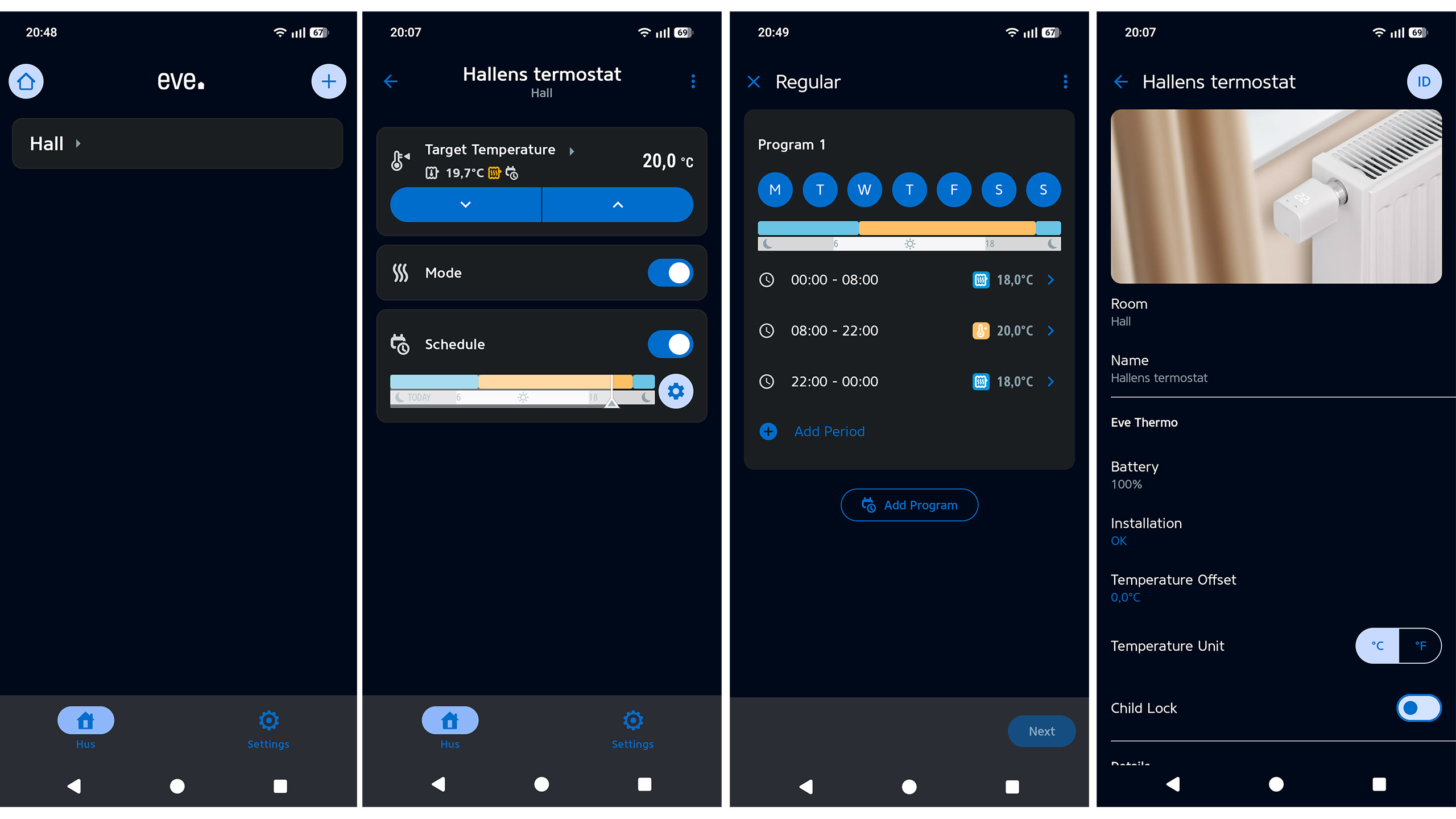 Eve Thermo Smart Radiator Valve 2 Eve screenshot