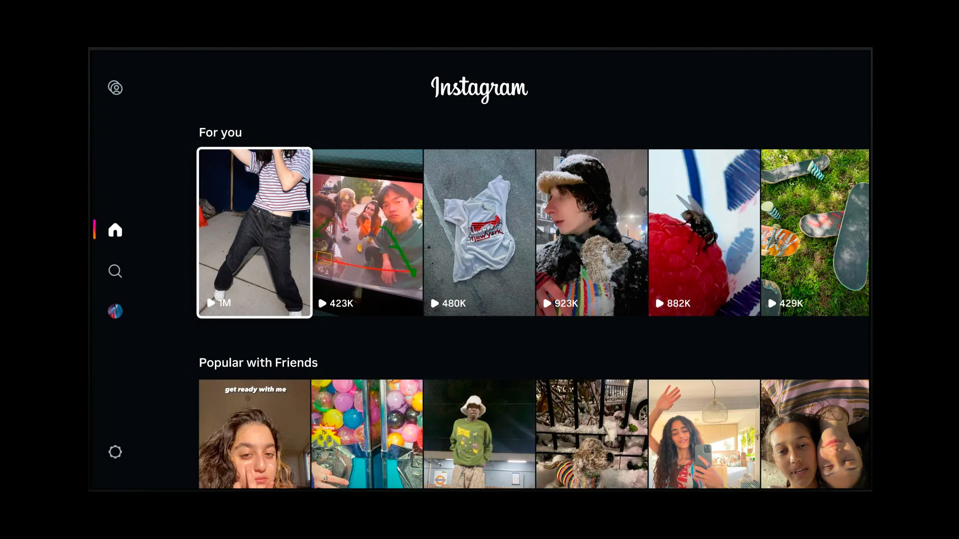 Instagram flytter ind i TV’et