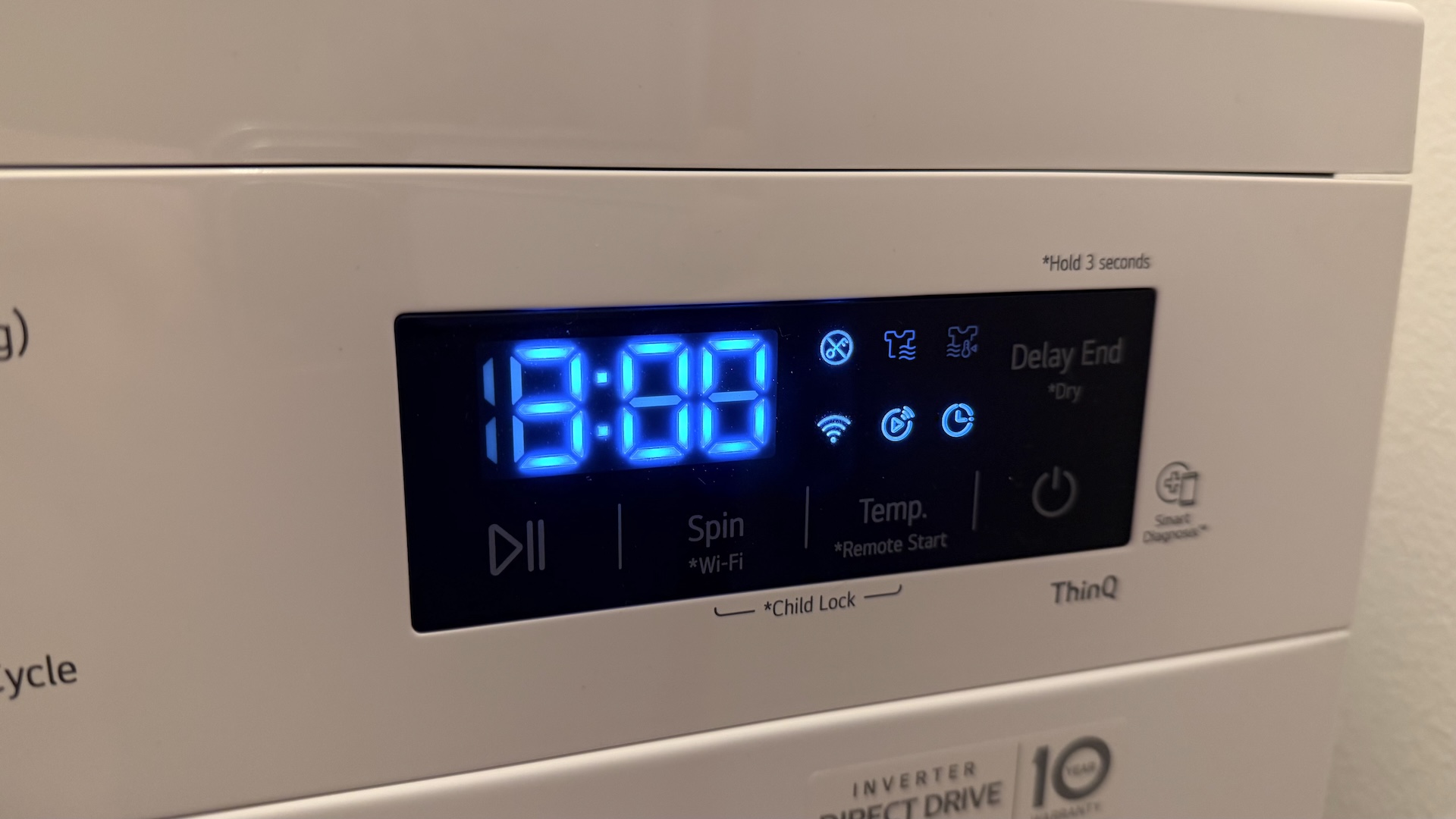 LG 8 kg / 5 kg Direct Drive Washer Dryer (W4X1085NWB) 2 LG W4X1085NWB