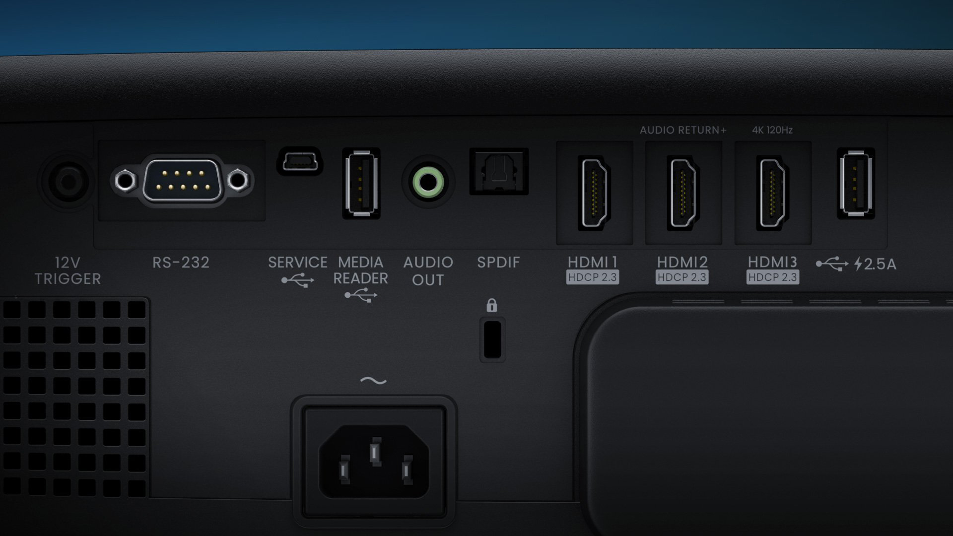 BenQ W4100i 2 BenQ w4100i connections