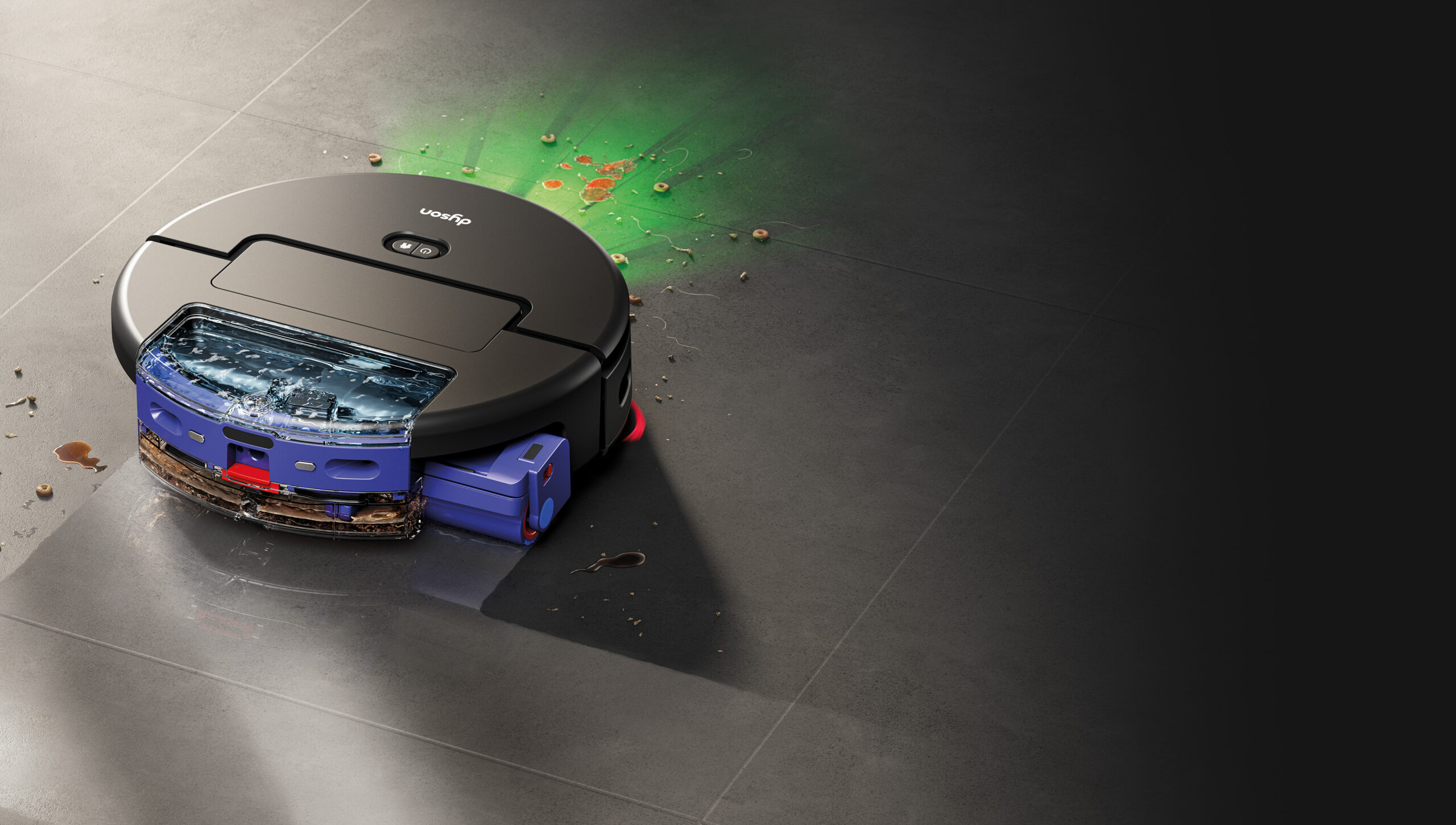 Dyson Spot+Scrub Ai spillage