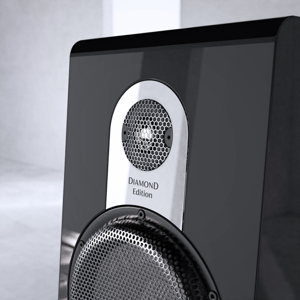 Parker Trio black piano diamond tweeter