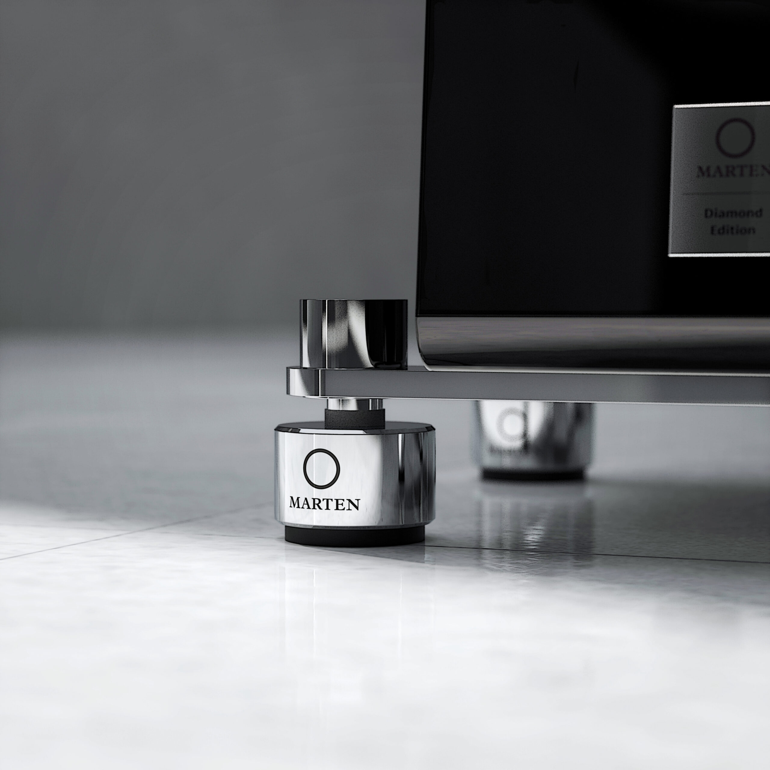 Parker Trio black piano isolators scaled