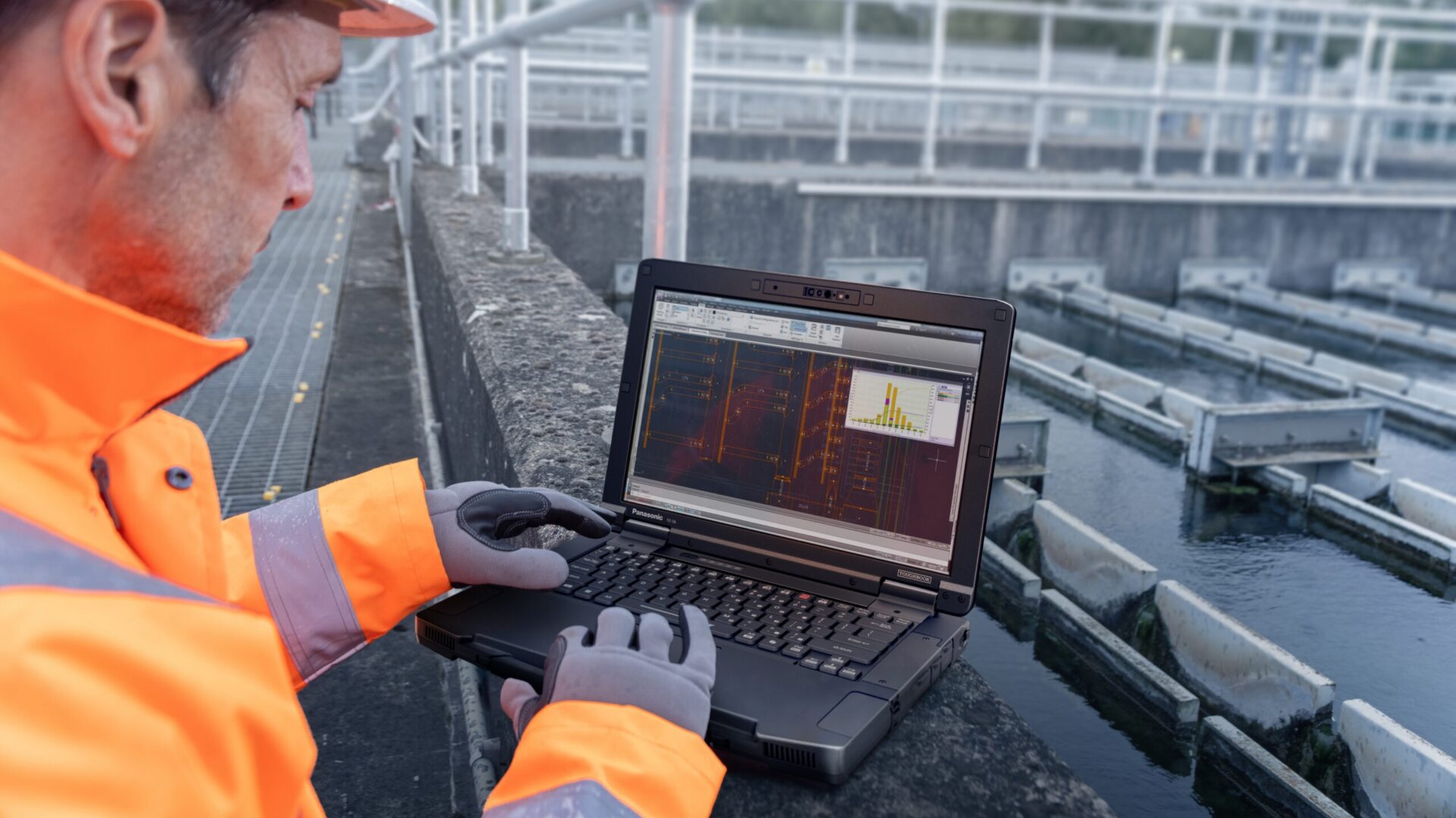 Panasonic Toughbook 56 er robust udvendigt og smart indvendigt