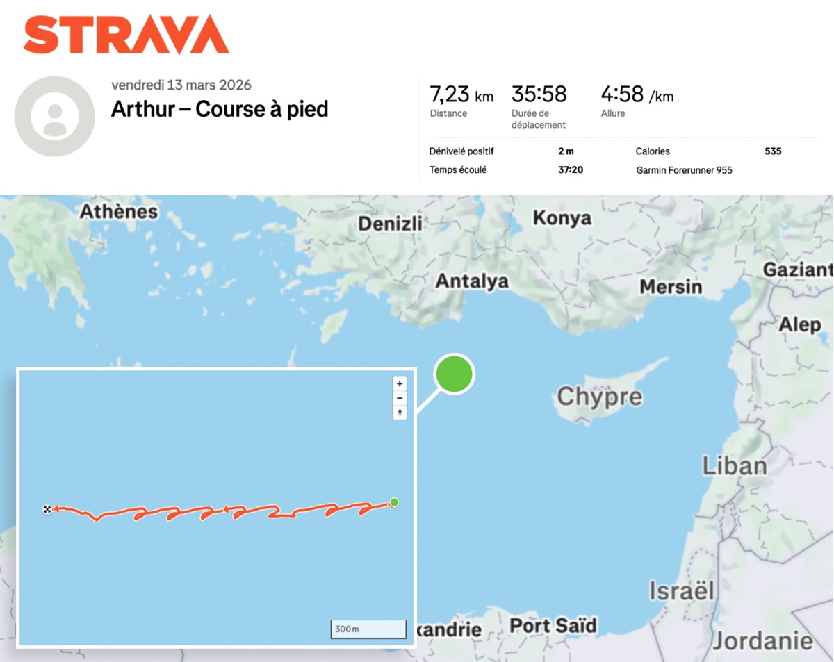 strava app aircraftcarrier