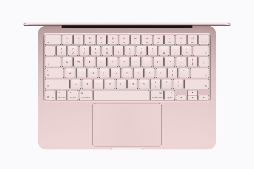 Apple MacBook Neo keyboard and trackpad 260304