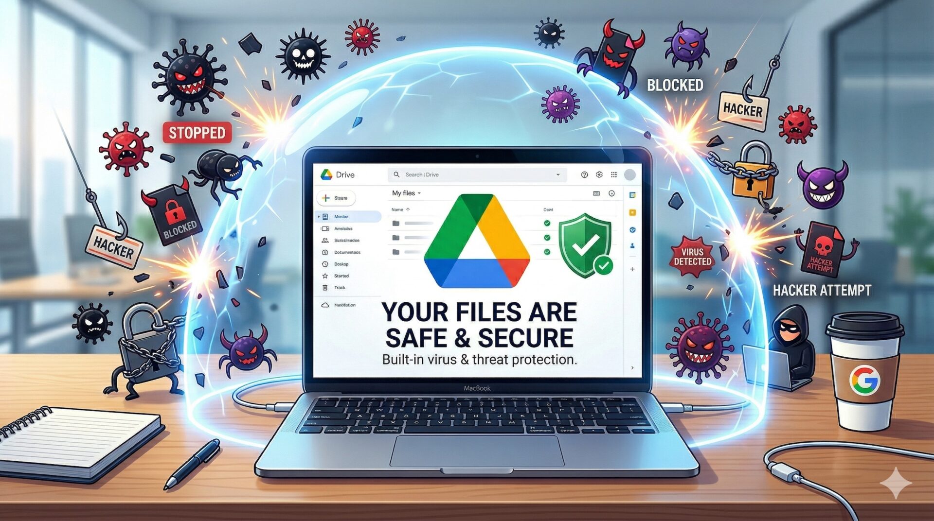 Google Drive kan redde dig fra ransomware
