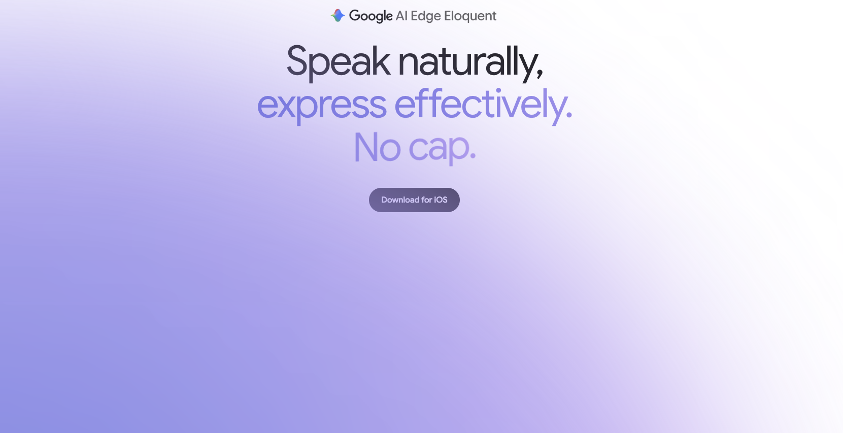 AI Edge Eloquent transskriberer smart på mobilen