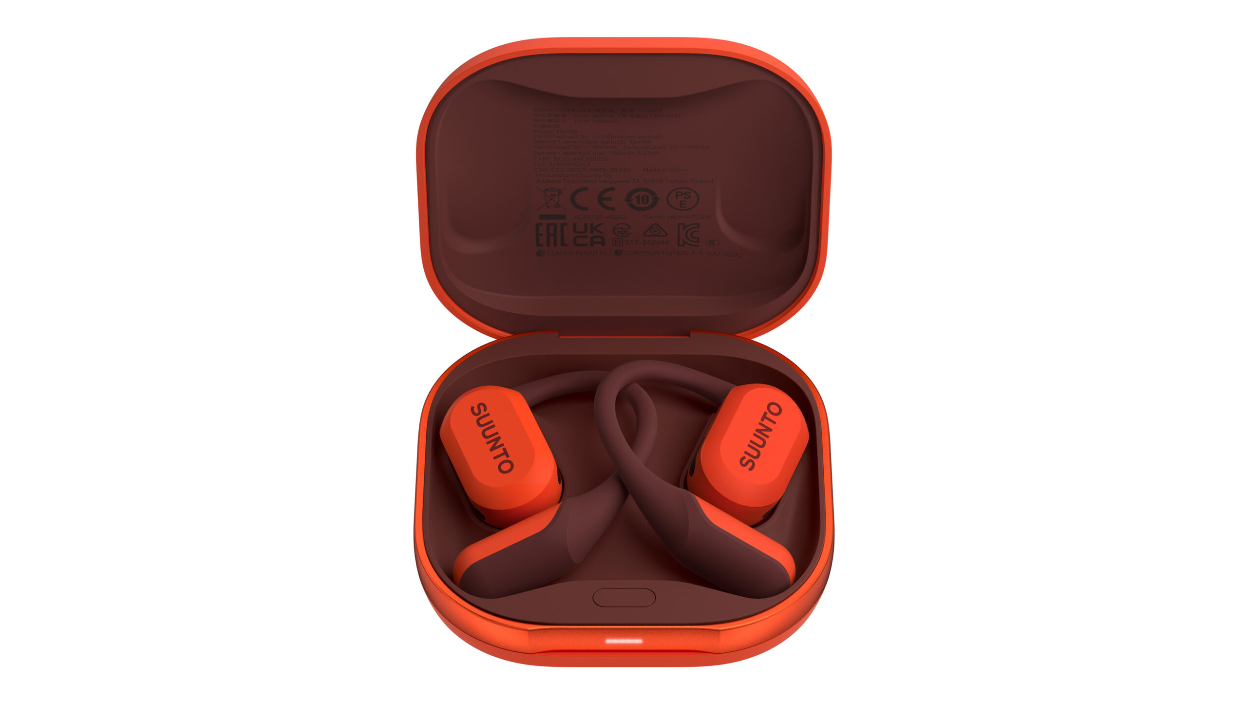 Suunto Spark: Information om tempo og puls direkte i øret 4 Suunto Spark Coral Orange SS051357000 Case front tilt Emit scaled 1