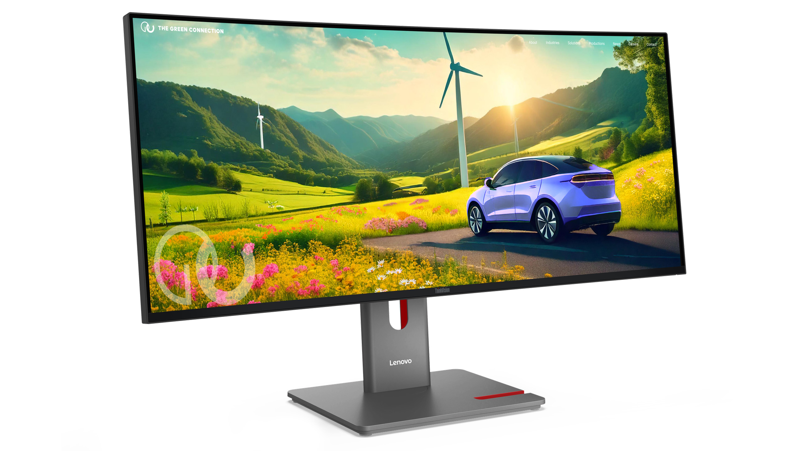 Lenovo ThinkVision P34WD 3 03 P34WD 40 Front Right